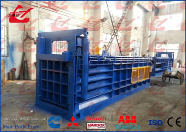 品質  125 Ton Horizontal Baler Waste PET Bottle Baling Machine For Plastic Bottles And Cartons 工場