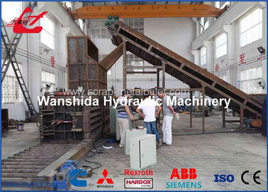 品質  Manual Belting Plastic Bottle Baler Machine 6 - 8t / H Output Capacity Y82/W-125 工場
