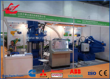 品質  Cast Iron Sawdust Briquette Machine , Metal Briquetting Press Machine PLC Control Y83-3150 工場