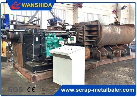 購入 Scrap metal baling press machine with feeding grab for waste aluminum profile light scrap metal online manufacture