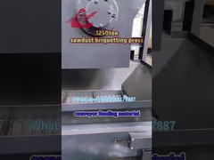 WANSHIDA 1250トン アルミ/銅/金属/鋳鉄チップ ソーダブリケッティングプレス機