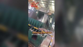 500トンの高プレス力銅おがくず用スクラップメタル梱包プレス機